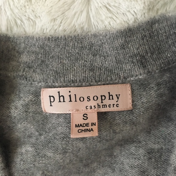 Philosophy 100% Cashmere Long Sweater - Picture 3 of 5